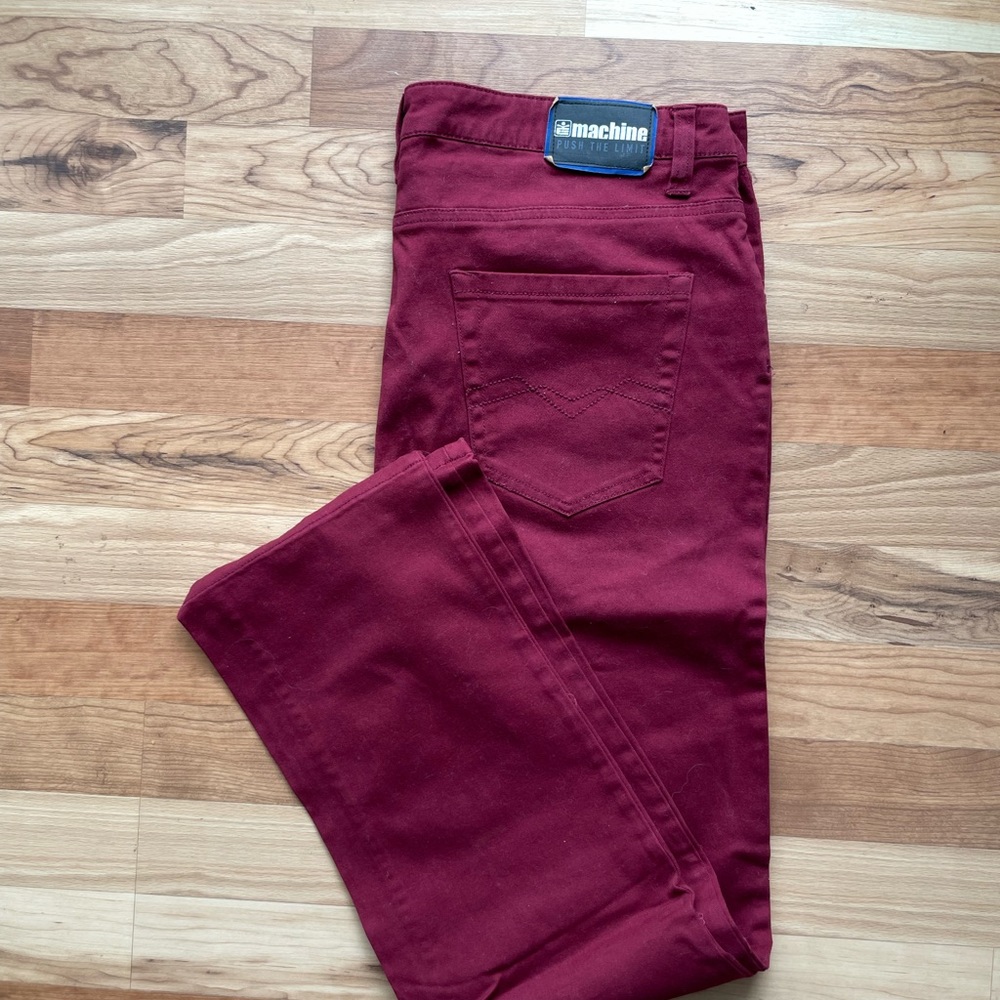 Machine Pants Maroon